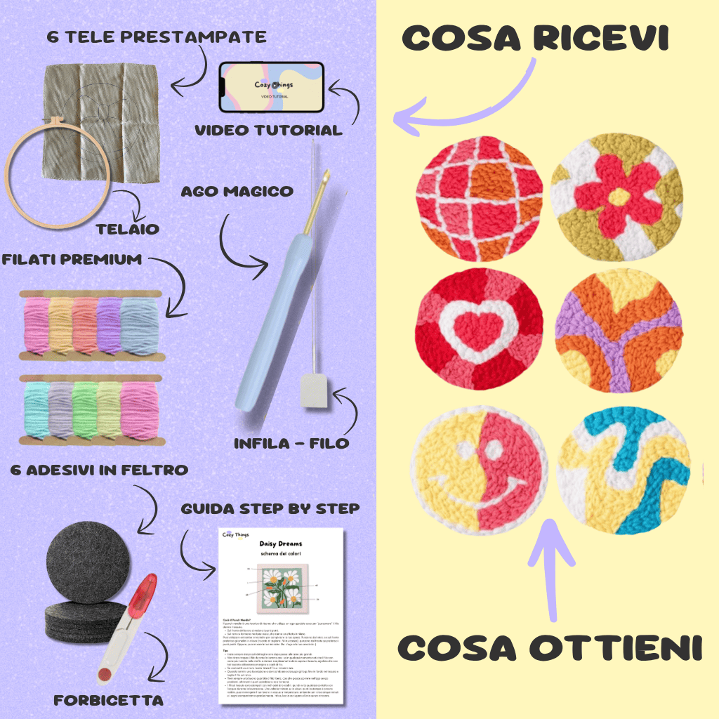 Kit Sottobicchieri - Fantasy