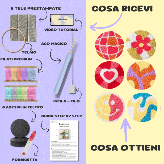 Kit Sottobicchieri - Fantasy