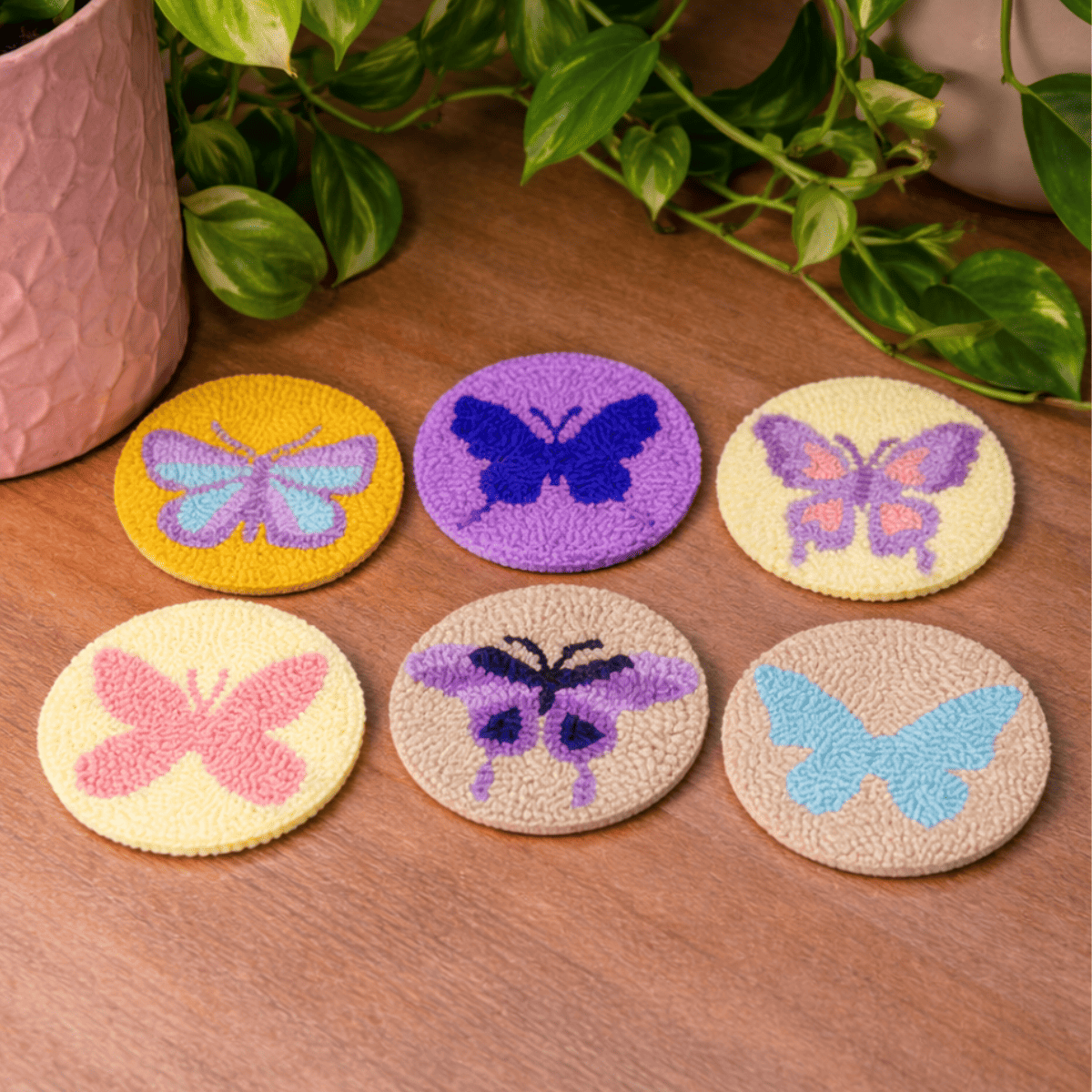 Kit sottobicchieri - Butterflies