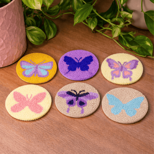 Kit sottobicchieri - Butterflies