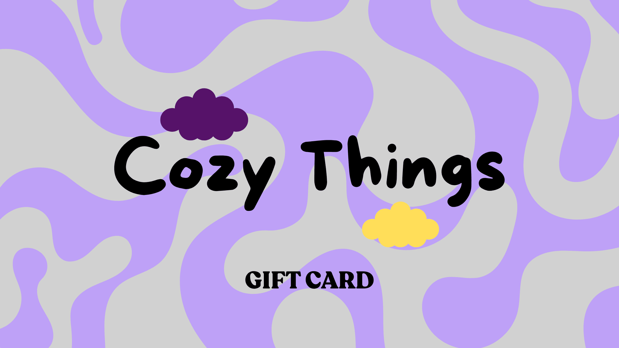 Gift Card Cozy Things