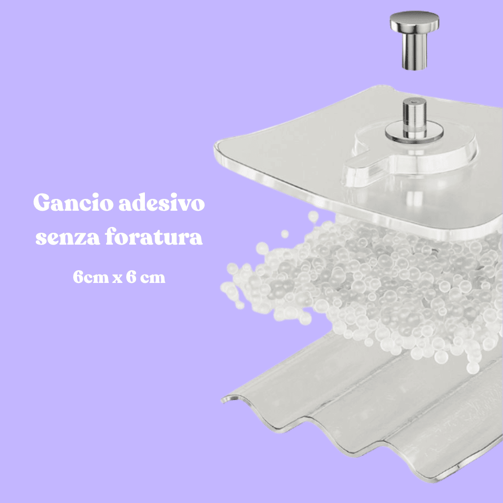 Ganci Adesivi Senza Foratura